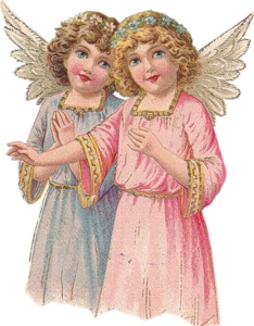 Два ангели схема для вишивання