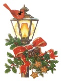 Різдвяний ліхтар схема для вишивання